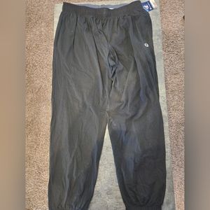Champion Pants Mens 2XL Reverse Weave Sweatpants Tapered Joggers Lounge Black